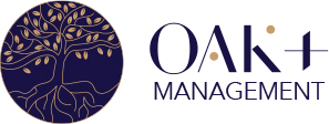 Logo de Oak + Management