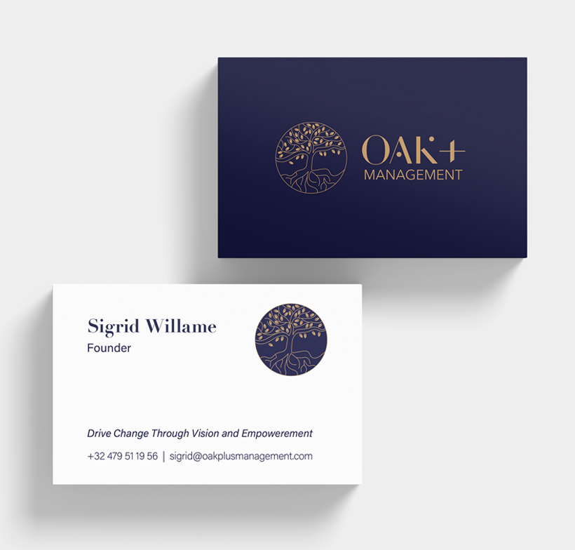 Carte de visite - Oak + Management